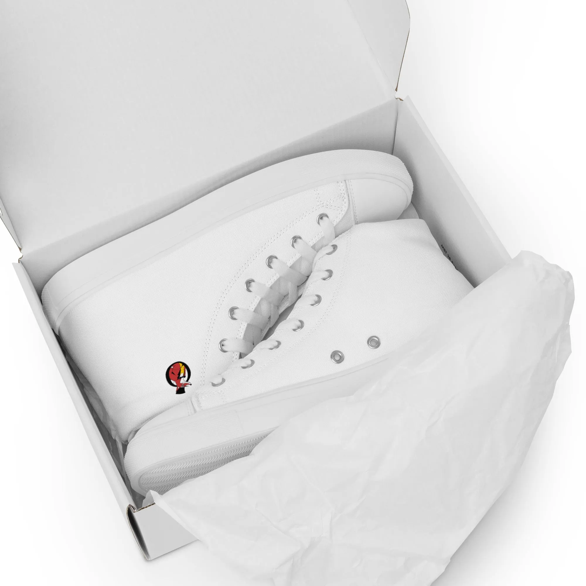 Snooty Fox Art Women’s High Top Canvas Shoes - Snooty Fox Art Logo