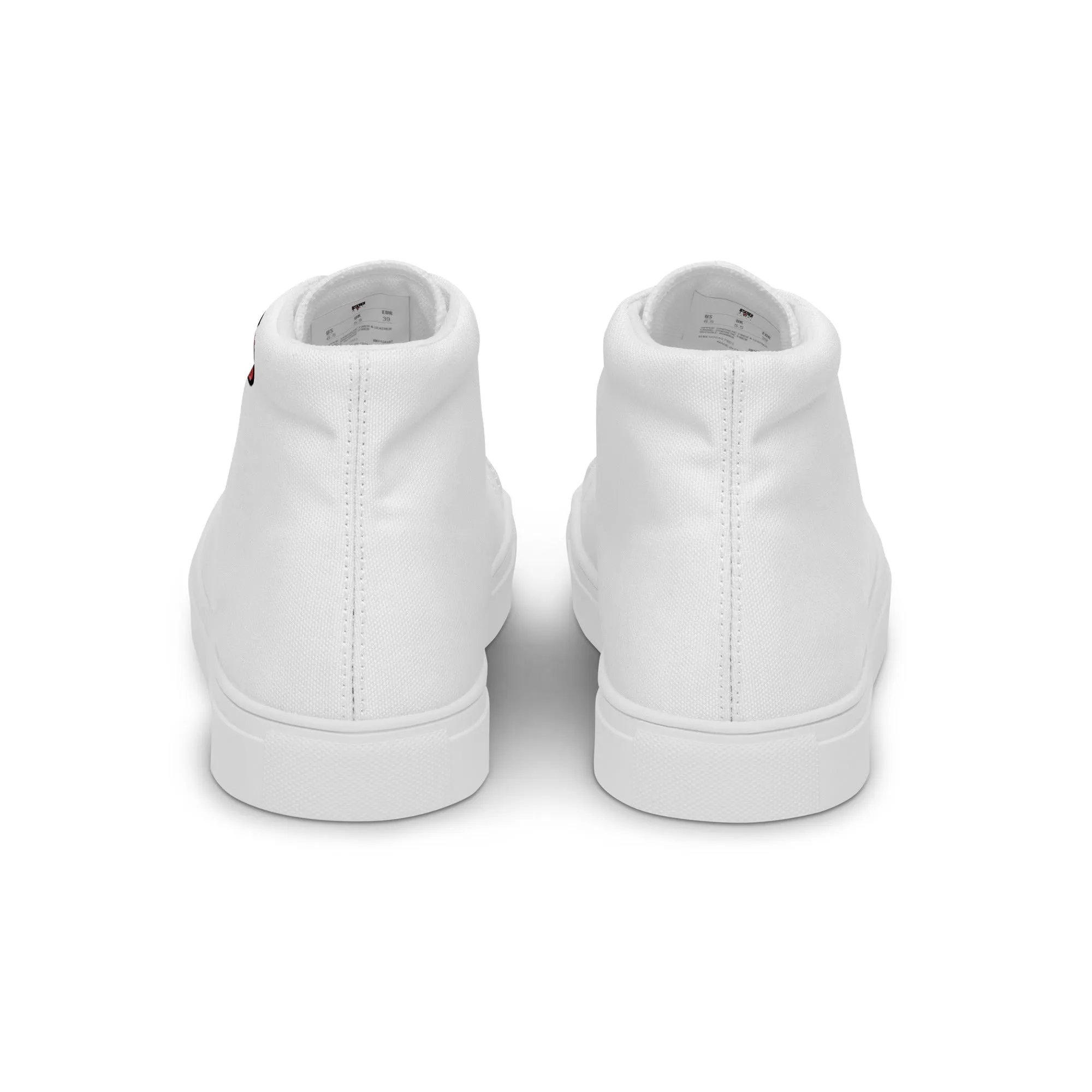 Snooty Fox Art Women’s High Top Canvas Shoes - Snooty Fox Art Logo