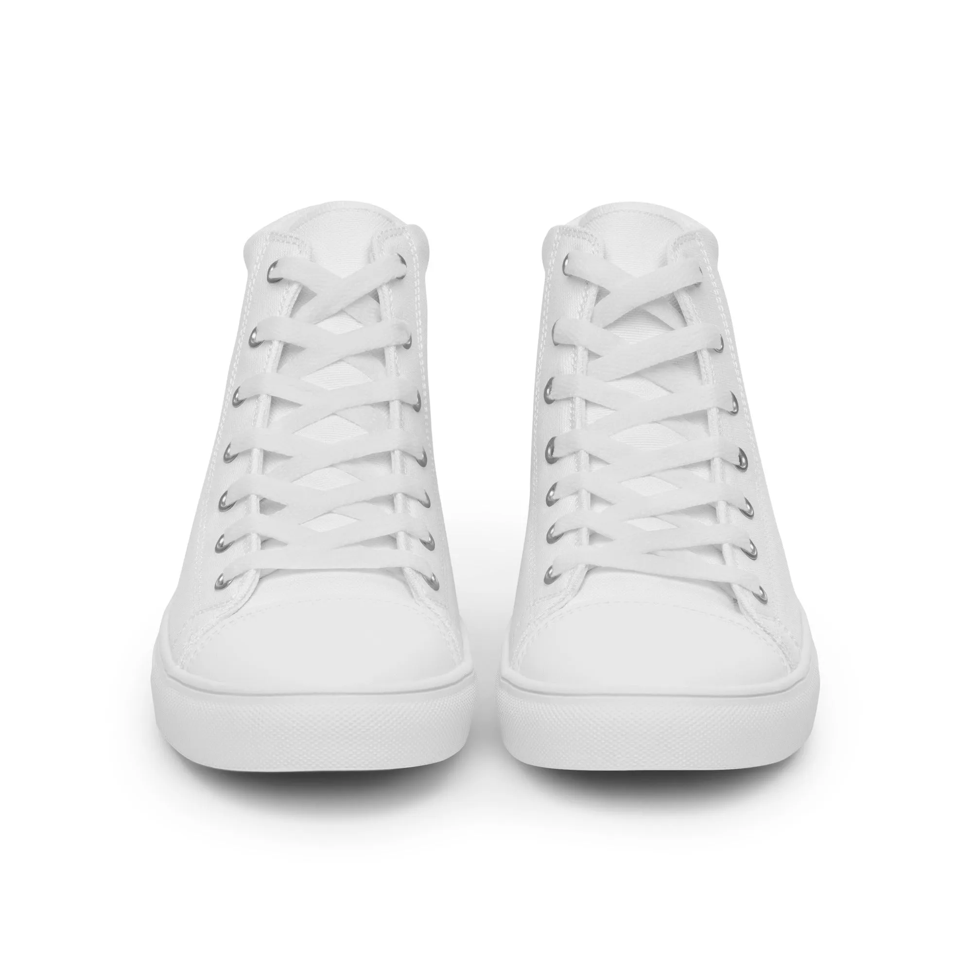 Snooty Fox Art Women’s High Top Canvas Shoes - Snooty Fox Art Logo