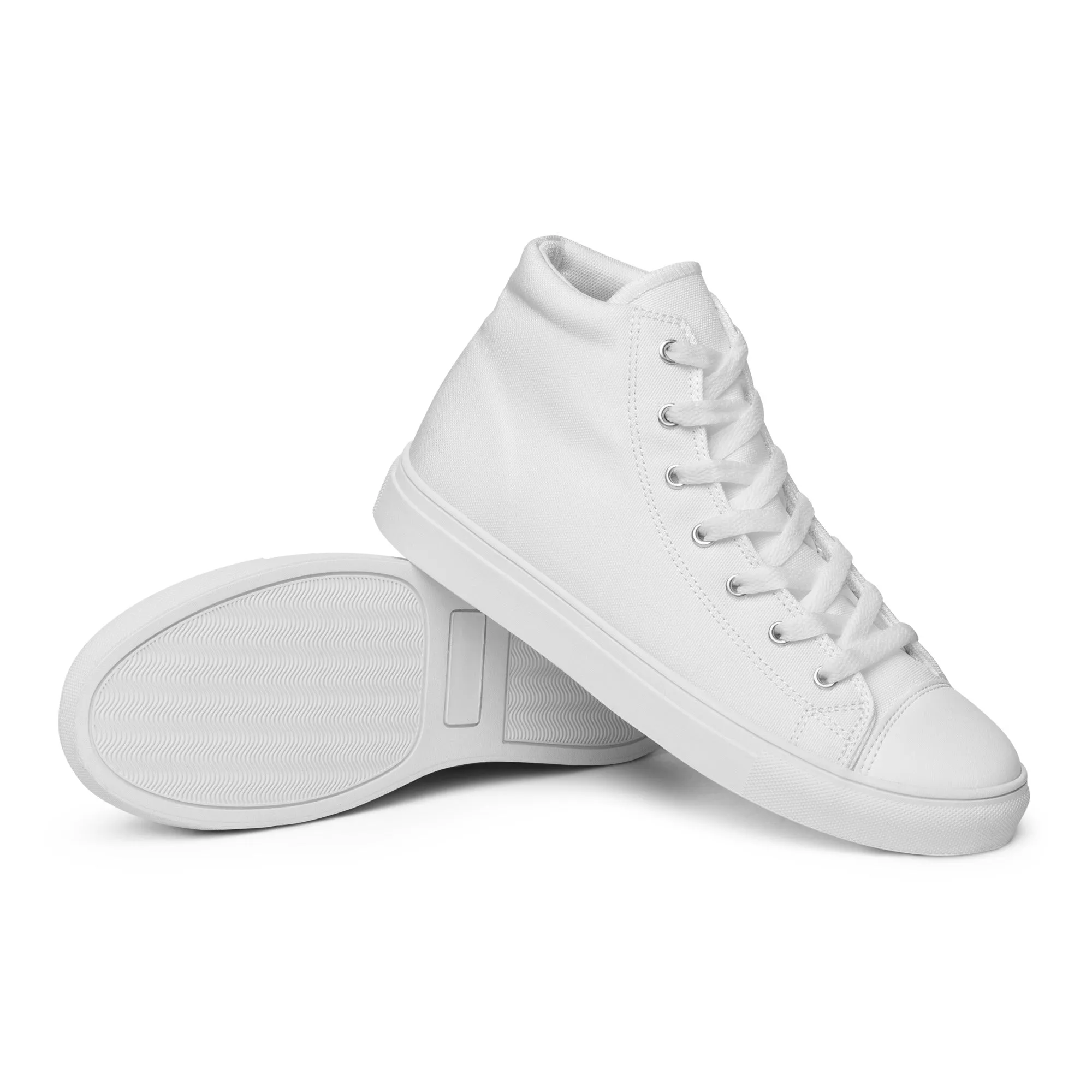 Snooty Fox Art Women’s High Top Canvas Shoes - Snooty Fox Art Logo