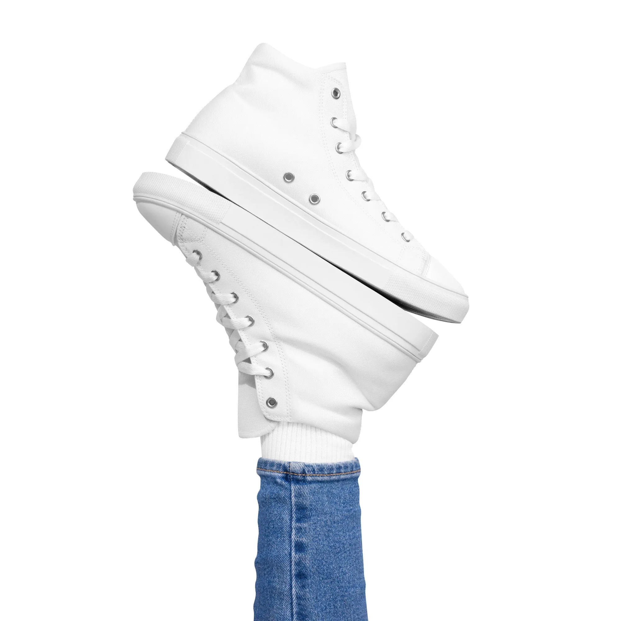 Snooty Fox Art Women’s High Top Canvas Shoes - Snooty Fox Art Logo