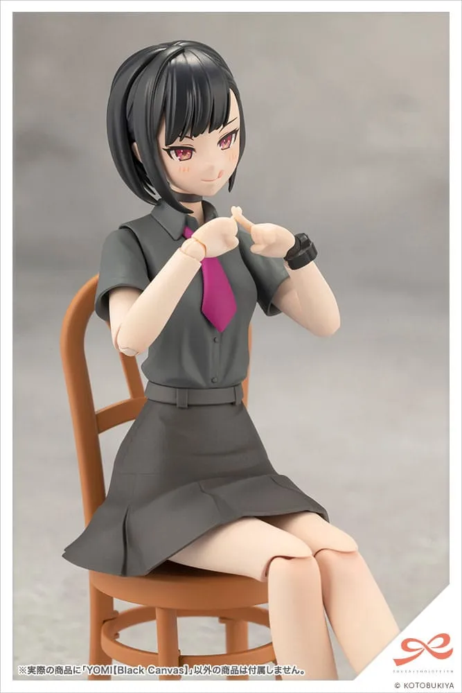 Sousai Shojo Teien Plastic Model Kit 1/10 Yomi (Black Canvas) 16 Cm