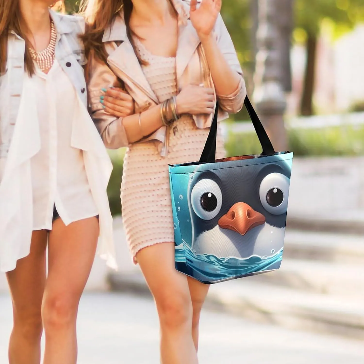 Tote Bag for Women Grocery Bag Cartoon Ladybug Foldable Shopping Bags Reusable Large Tote Bag