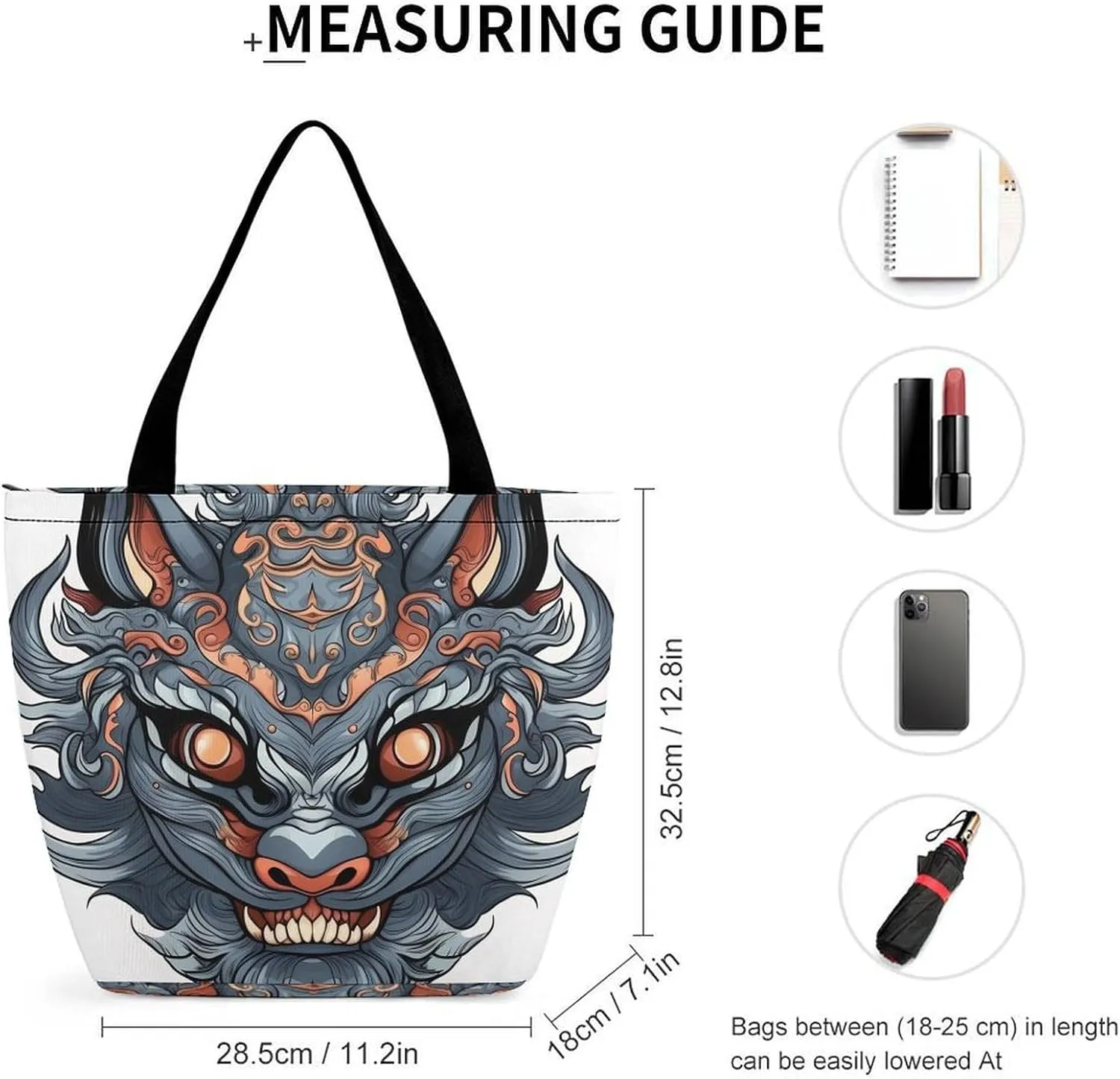 Tote Bag for Women Grocery Bag Cartoon Ladybug Foldable Shopping Bags Reusable Large Tote Bag
