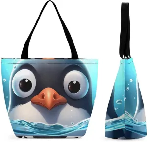 Tote Bag for Women Grocery Bag Cartoon Ladybug Foldable Shopping Bags Reusable Large Tote Bag