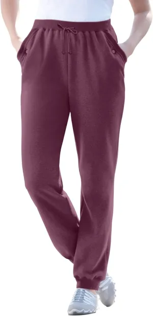 Woman Within Plus Size Better Fleece Jogger Sweatpant