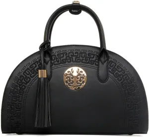 Women Embroidery Saddle Bag Purses National Style Crossbody Wallet Wrist Handbag Shell Messenger Bags (White)