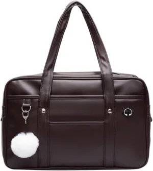 YAQUNICER Women Messenger Purse JK Uniform Crossbody Shoulder Bag Underarm Handbag Lolita Satchel