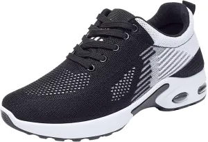 ZWRXW Running Shoes for Women Men Unisex Non-Slip Tennis Gym Workout Athletic Shoes Comfortable Lightweight Breathable Walking Sneakers Summer Fashion Sneaker Footwear